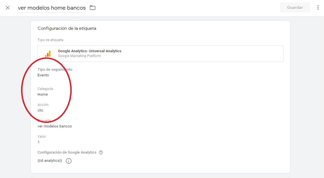 etiqueta tag manager